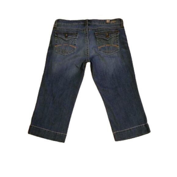 KUT from the Kloth Natalie Crop Denim Capri Jeans - Picture 6 of 7